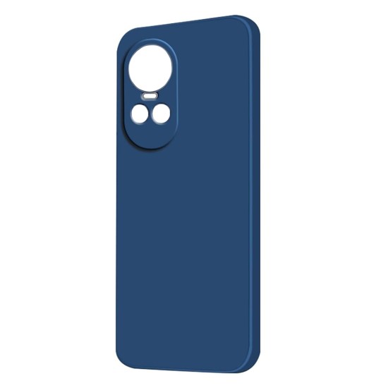 Capa de Silicone com Moldura de Câmera para Oppo Reno10/ Reno10 Pro Azul